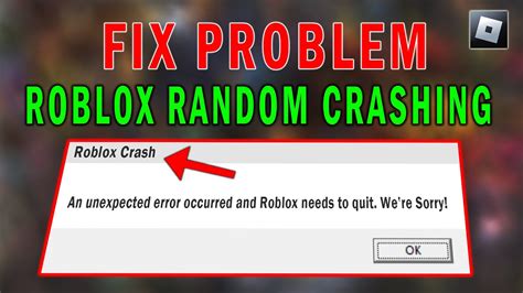 How To Fix Roblox Random Crashing And Freezing Issues On Pc Youtube