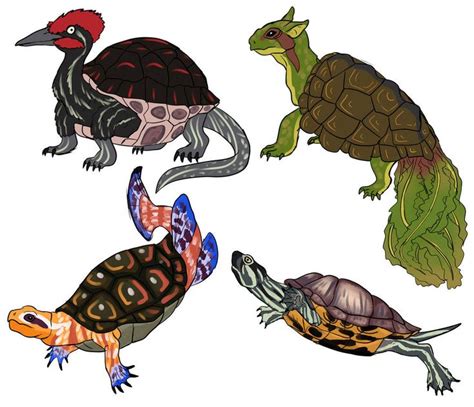 Mythical Turtles By Cyclone62 On Deviantart Fantastic Beasts