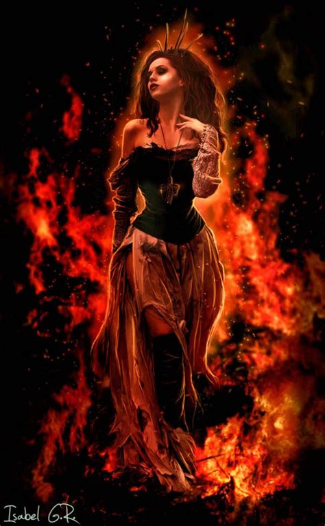 Through The Fire And Flames By Ladypingu Fantasy Art Women Beautiful