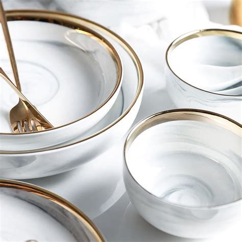 Explore our products to find new arrivals and stylish enamelware classics. Marble Oasis Ceramic Plates and Bowls