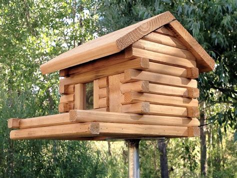Hotels, restaurants, and shops featured on remodelista. One sided log cabin bird feeder | Etsy | Bird houses diy ...
