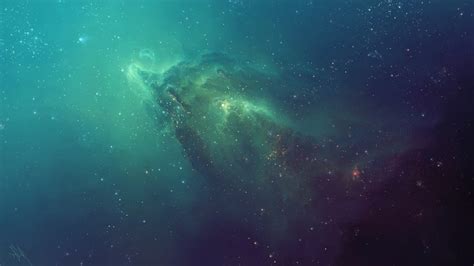 3840x2160 3840x2160 Blue Nebula Space Wallpaper Png