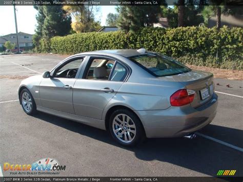 Lone star auto centeroffers car buyers competitively priced vehicles and service with a smile our friendly and experienced staff will help you fi. 2007 BMW 3 Series 328i Sedan Platinum Bronze Metallic / Beige Photo #4 | DealerRevs.com