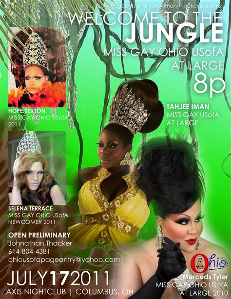 Miss Gay Ohio Usofa At Large Our Community Roots