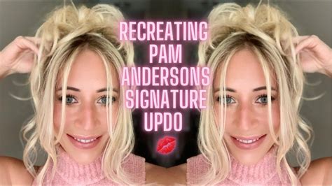 Recreating Pam Andersons Signature Updo Pam Anderson Hair Tutorial