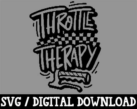 Throttle Therapy Svg Dirt Bike Digital Design Cricut Etsy Australia