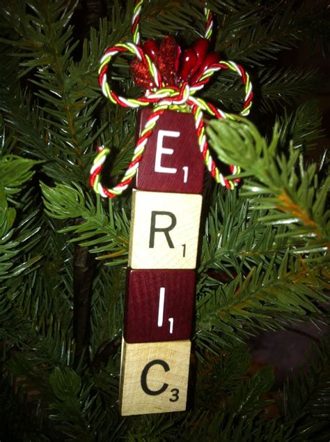 Scrabble Tile Ornaments Xmas Ts Crafts To Make Crafts