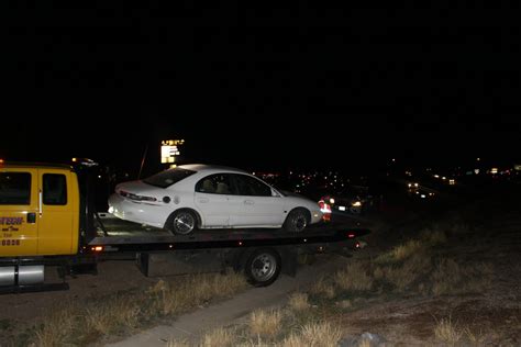 News Short Car Wrecks Following Drivers Attempt To Avoid Something In