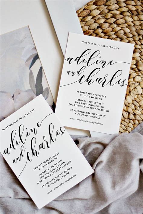 How To Print Your Own Wedding Invitations And Still Have Them Look Like