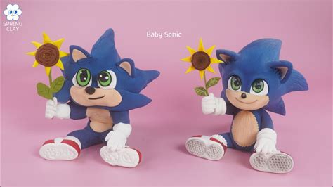 Super Sonic Baby Sonic Making Clay Stop Motion Animation Sonic The