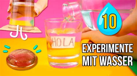 10 Erstaunlichen Experimente Mit Wasser Einfache Experimente Zu Hause