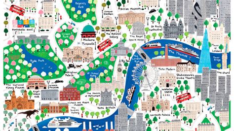 This Kids Map Belongs On Every London Lovers Wall London Map