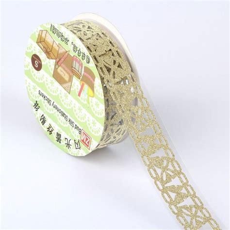 2 pieces diy colorful lace tape scrapbooking decoration roll tape candy color decorative sticker