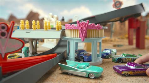 Disney Pixar Cars Race Around Radiator Springs Playset Mattel Youtube