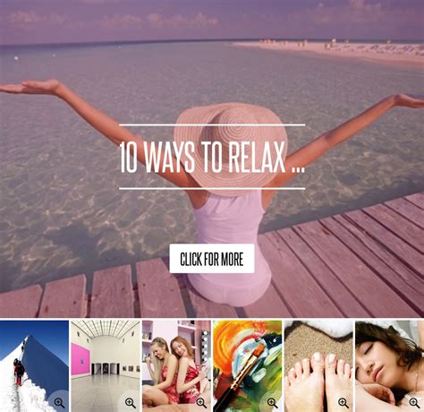 10 Ways To Relax Health
