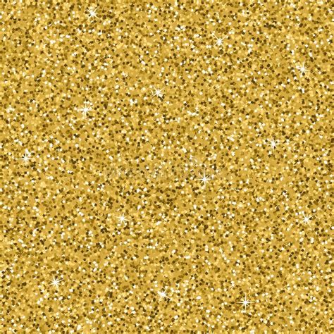Seamless Yellow Gold Glitter Texture Shimmer Background Stock Vector