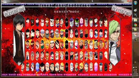 Mugen Animex 2 Select Screen Complete Youtube