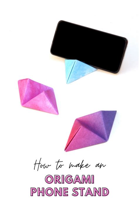 Origami Phone Stand Diy — Gathering Beauty