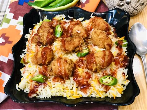 Kfc Style Arabian Rice Platter Fusion Tales