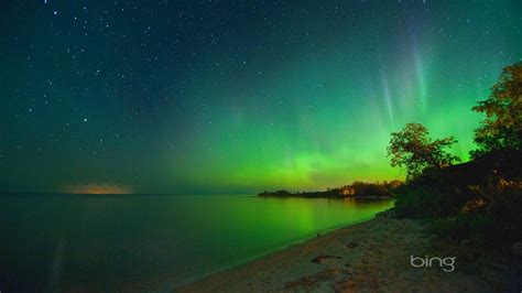 🥇 Bing Canada Aurora Borealis Beaches Lakes Wallpaper 44590