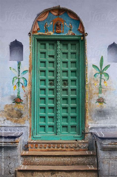 Traditional Indian Door By Alexander Grabchilev Indian Doors