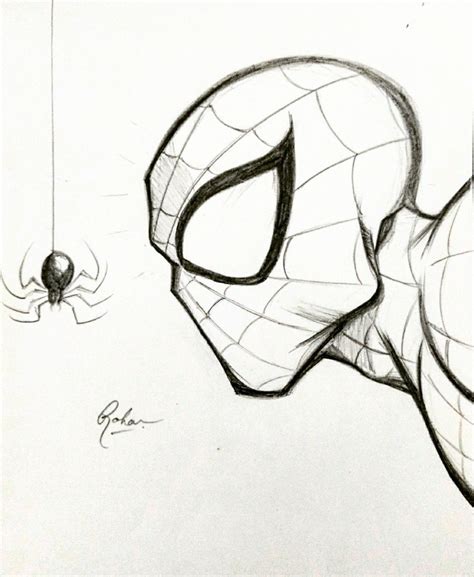 Spiderman Marvel Drawings Pencil Avengers Drawings Disney Art