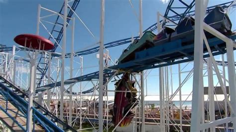 Roller Coaster Derails In Daytona Beach Florida Dropping Two Riders