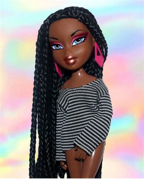 Black Bratz Doll With Curly Hair Hair Style Lookbook For