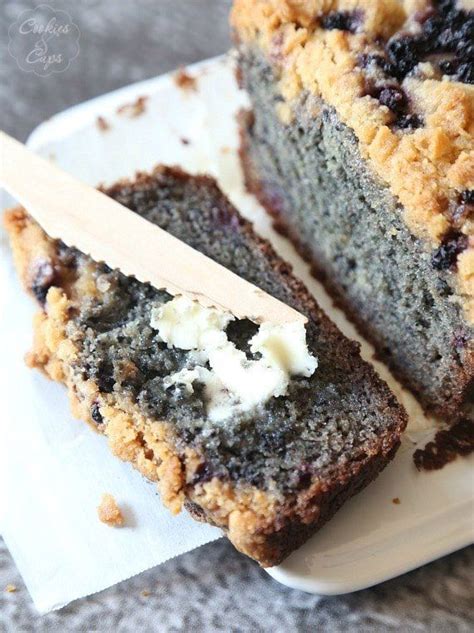 Blueberry Cobbler Bread Is Loaded With Fresh Pureed Blueberries And