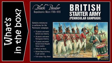 British Peninsular Starter Army Unboxing 28mm Napoleonics From Warlord
