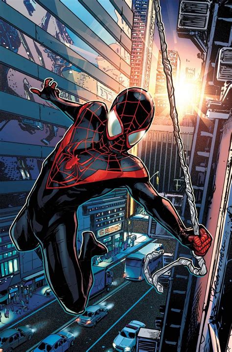 Spider Man Miles Morales Ultimate Spiderman Black Marvel