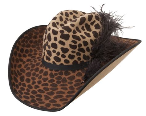 Leopard Cowboy Hat Cowboy Hats Cowgirl Hats Felt Cowboy Hats