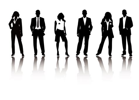 Businessperson Illustration - Business people silhouettes png download ...