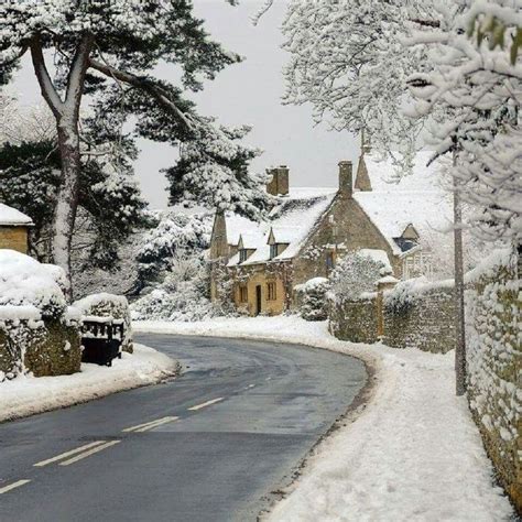 Cotswolds England Winter Scenery Winter Scenes Winter Wonderland