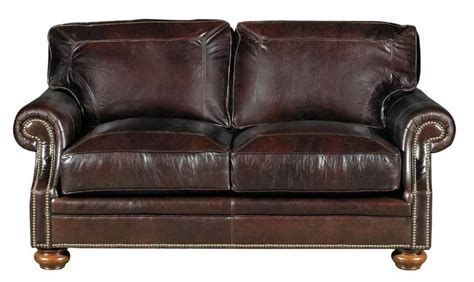 Broyhill Furniture Heuer Leather Loveseat In Chocolate Brown L4260