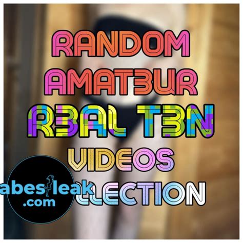 Random Amateur Real Teen Videos Collection Rlt Onlyfans Leaks