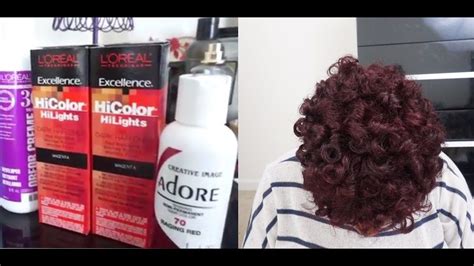 How To Color Natural Hair No Bleaching Magentared