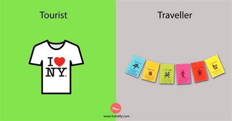 These 12 Minimalistic Illustrations Show Differences Between Tourists