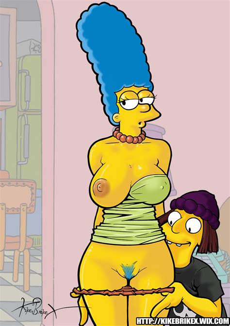 Marge Simpson And Jimbo By Kikebrikex By Kikebrikex