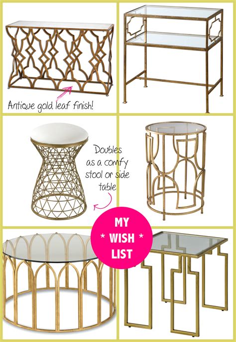 The portal specializes in niche home décor including a very good range of tableware to choose from. Spring Shopping - My New Gold Mirrored Table from Build ...