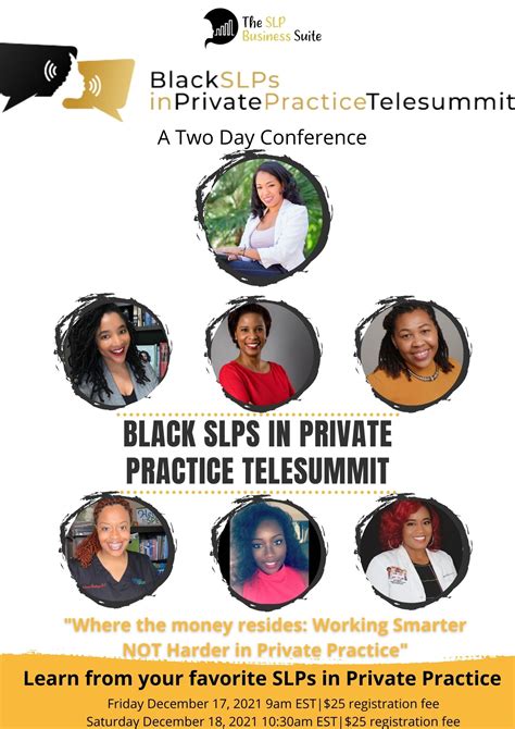 The Black SLPs in Private Practice Telesummit 2021 | The SLP Business