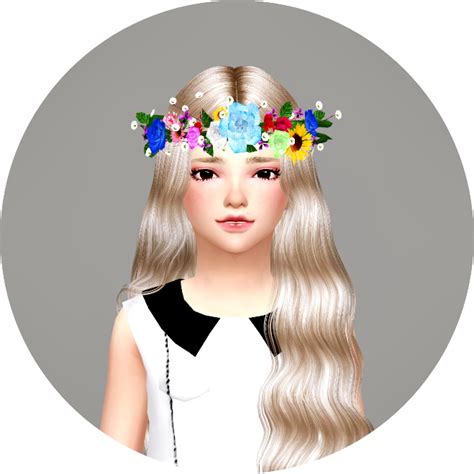 Child Flower Crown At Marigold Sims 4 Updates
