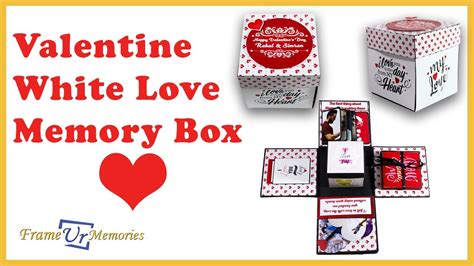 Valentine Special Memory Box Valentine T For Lover By Frame Ur Memiories Youtube