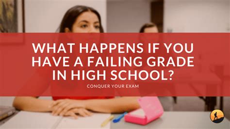 What Happens If You Have A Failing Grade In High School Conquer Your