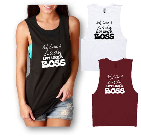 Act Like A Lady Lift Like A Boss Fit Threadz Clo