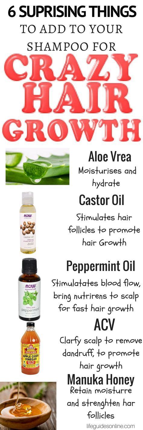 When you desperately want longer hair—whether you're trying to grow out a haircut you're not feeling anymore or dealing with hair loss, a problem that affects 40 percent of women—looking in the. 6 surprising things to add to you're shampoo for fast hair ...
