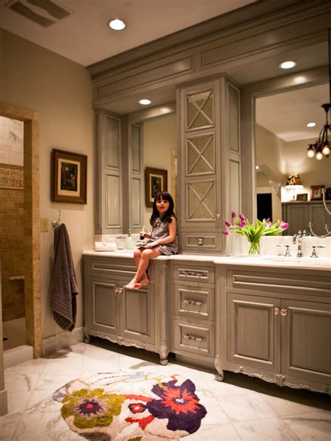 Painted pieces can sell for $200 or more; Mercury Glass Cabinets | Houzz