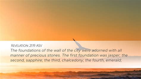 Revelation 2119 Asv Desktop Wallpaper The Foundations Of The Wall Of