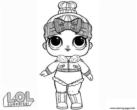 Lol Surprise Doll Cozy Babe Coloring Page Printable Vlrengbr