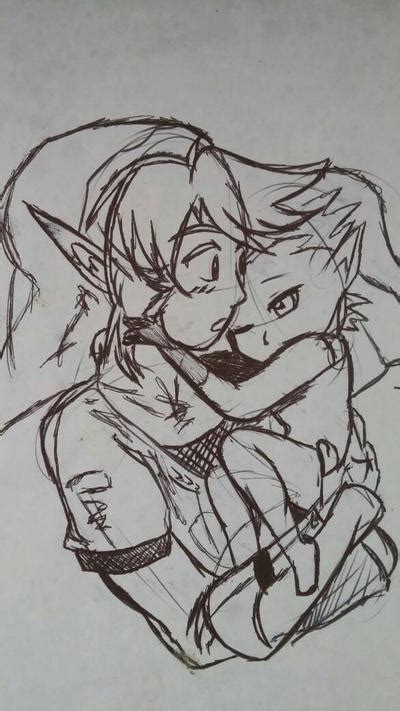 Link And Baby Zelda By Kylekotten On Deviantart
